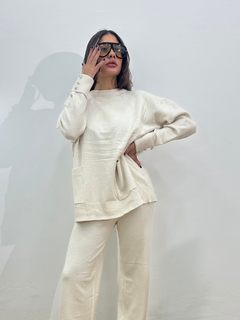 COORDINATO IN LANA PANNA