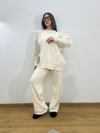 COORDINATO IN LANA PANNA