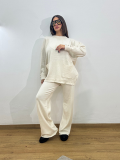 COORDINATO IN LANA PANNA