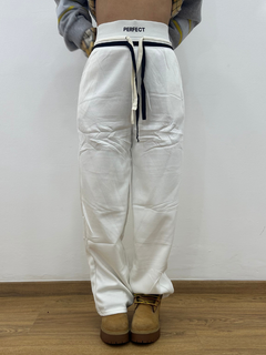 PANTALONE TUTA DOUBLE PANNA