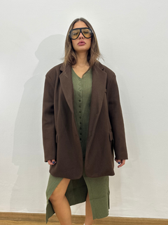 GIACCA COAT MARRONE
