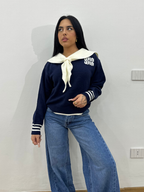 MAGLIONCINO SEAMAN BLU