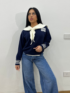 MAGLIONCINO SEAMAN BLU