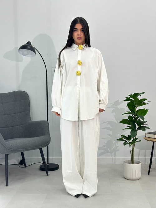 COORDINATO GOLD BIANCO